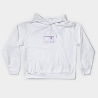 Fibonacci Spiral Kids Hoodie